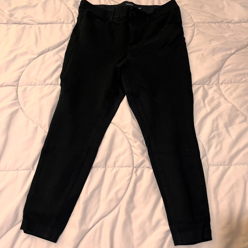 Torrid Black Ponte Pants